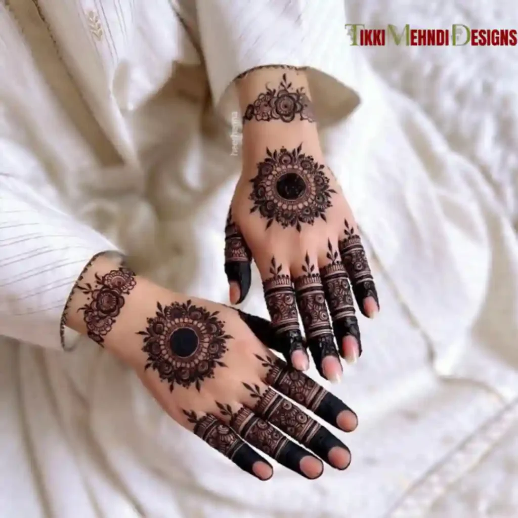 TIkki mehndi design