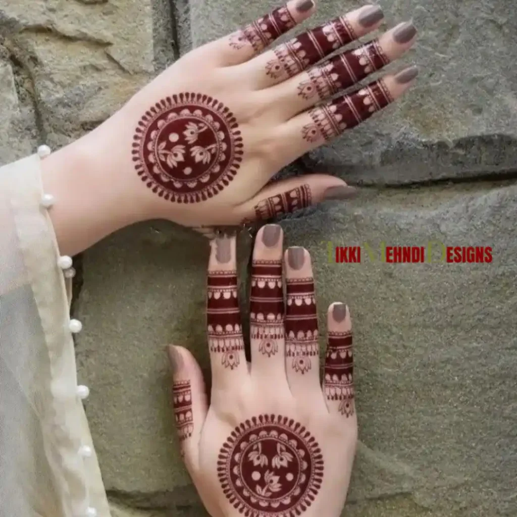 TIkki mehndi design