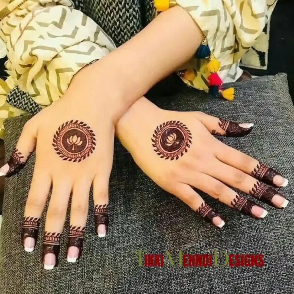 TIkki mehndi design