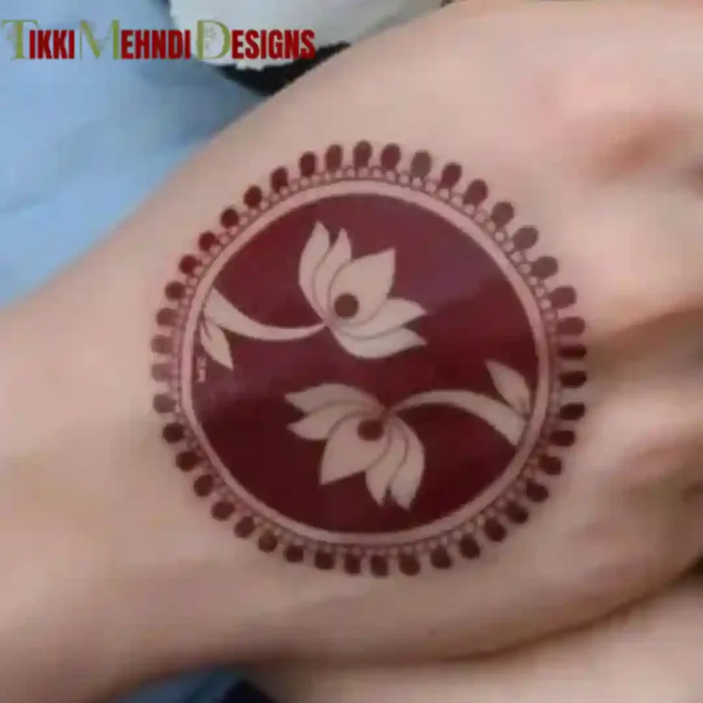 TIkki mehndi design