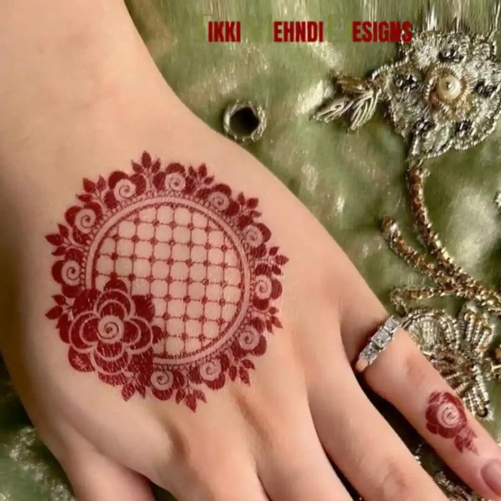 TIkki mehndi design