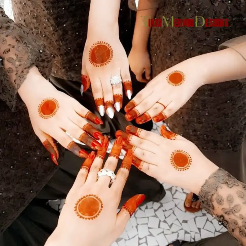 TIkki mehndi design