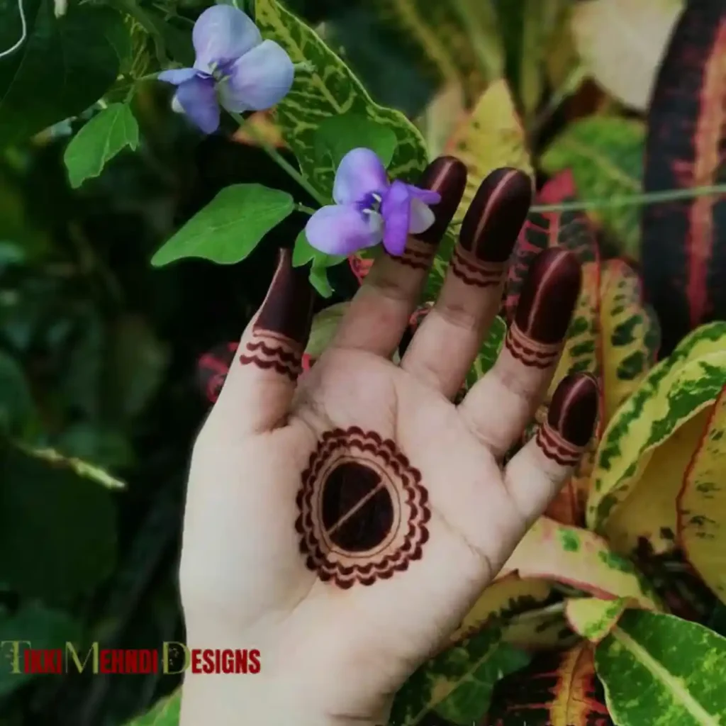 TIkki mehndi design