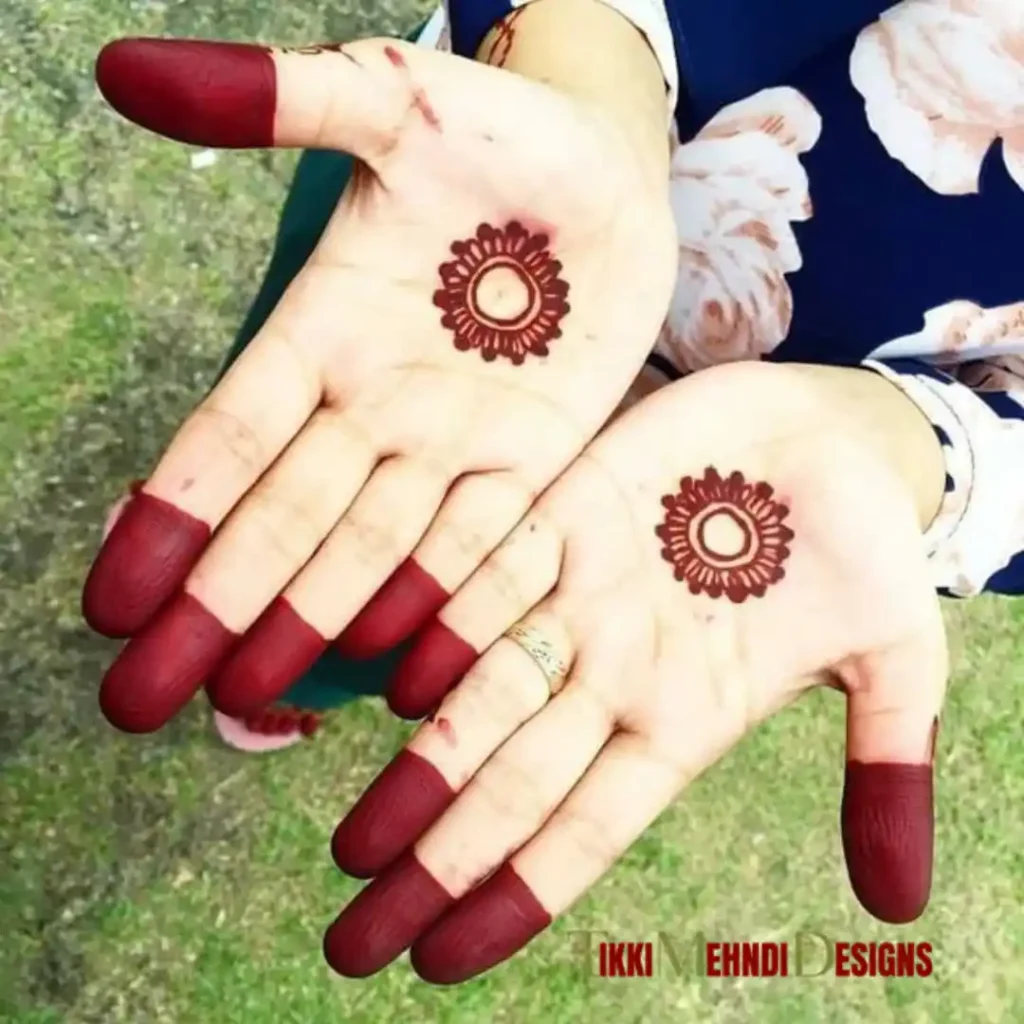 TIkki mehndi design