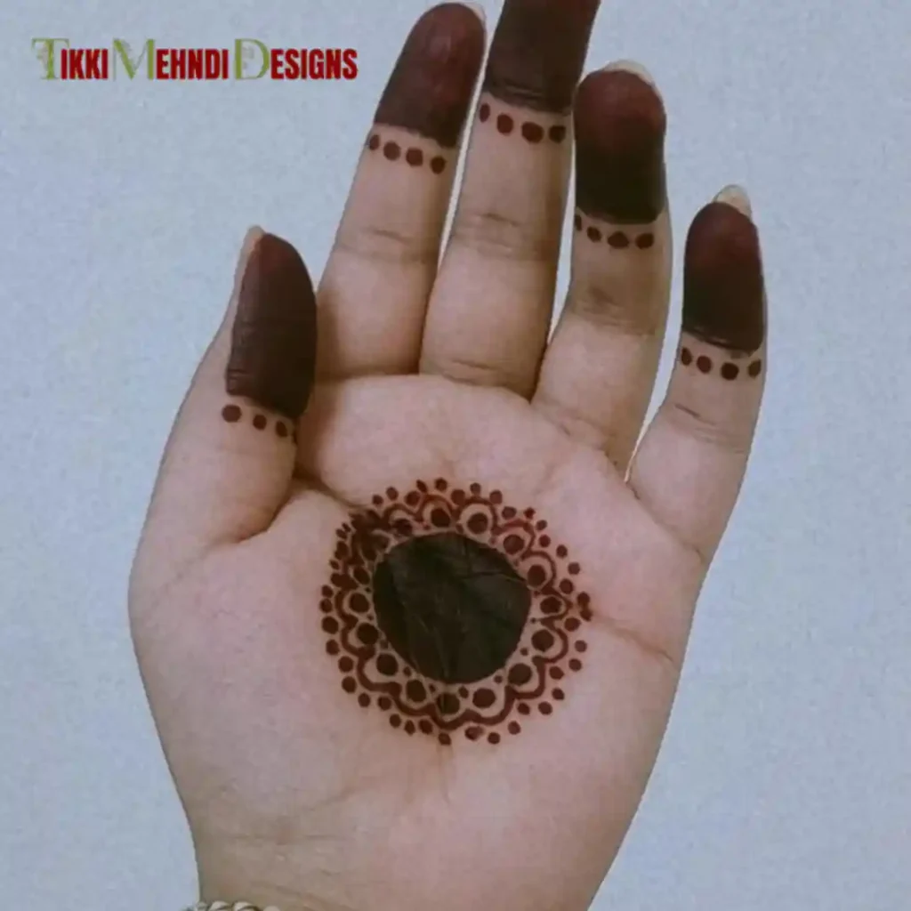 TIkki mehndi design