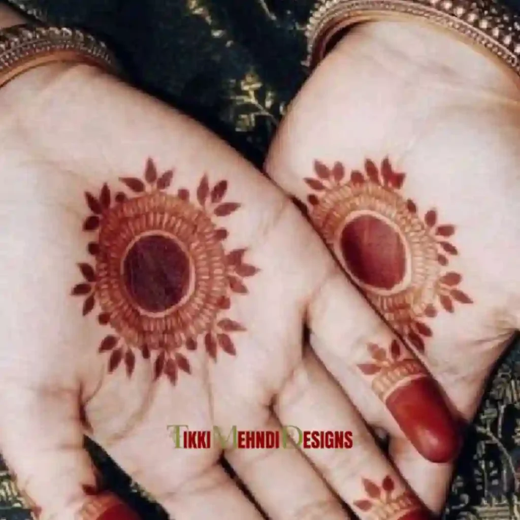 TIkki mehndi design