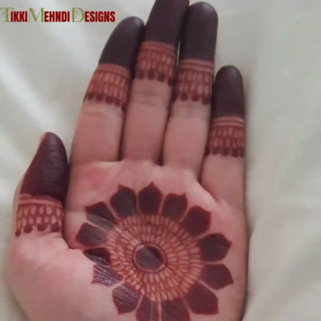 TIkki mehndi design
