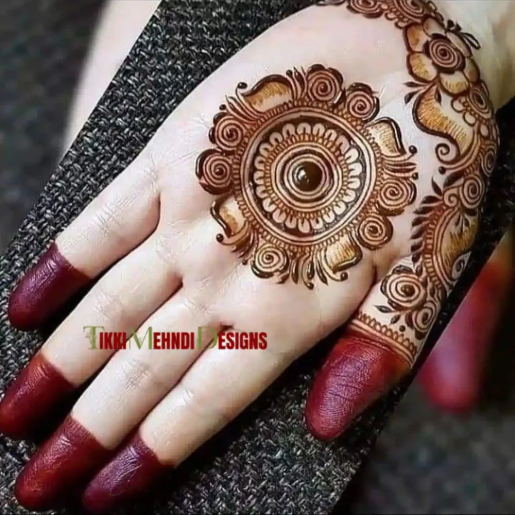 TIkki mehndi design