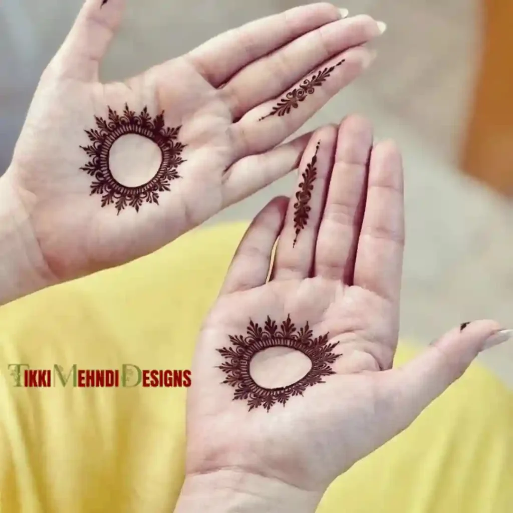 TIkki mehndi design