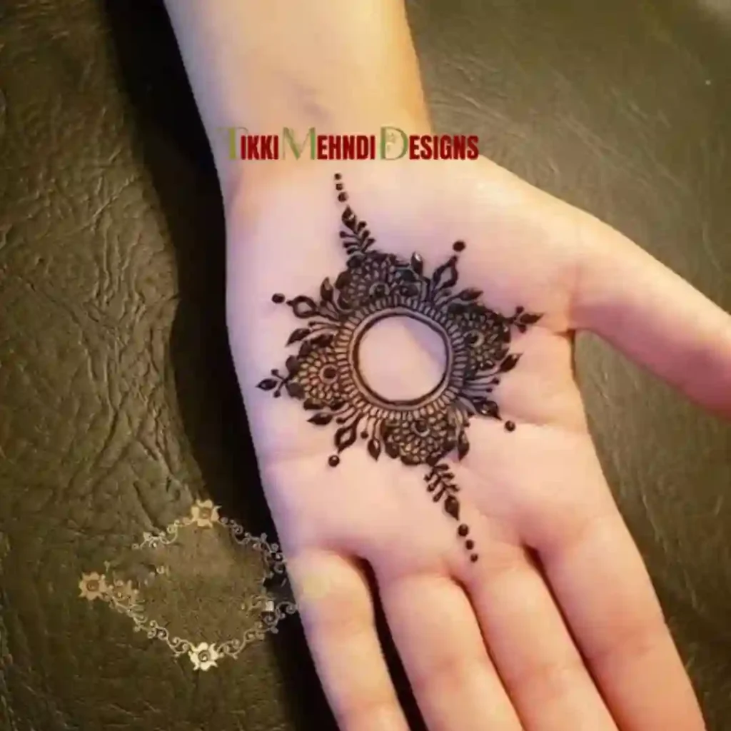 TIkki mehndi design