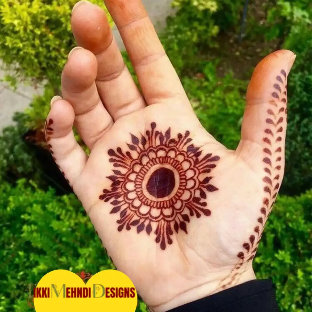 TIkki mehndi design