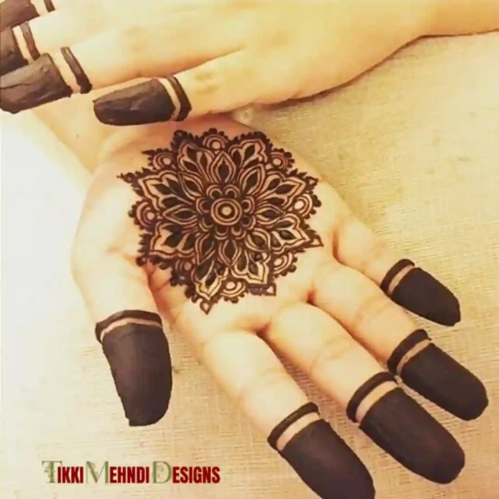TIkki mehndi design