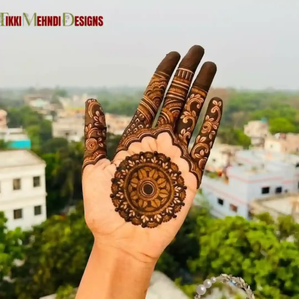 TIkki mehndi design