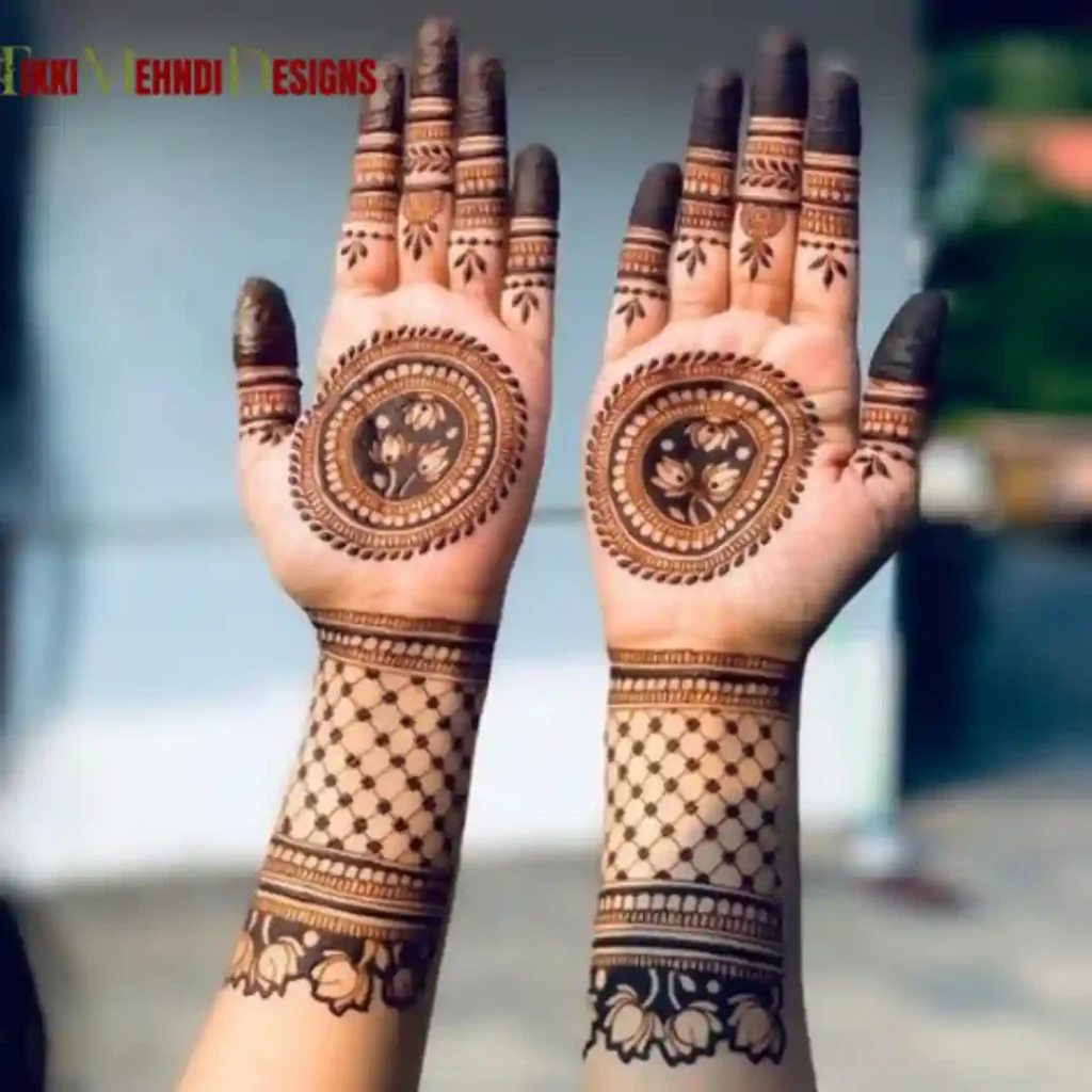 TIkki mehndi design