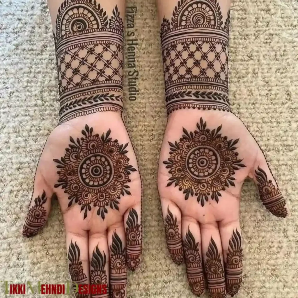 TIkki mehndi design