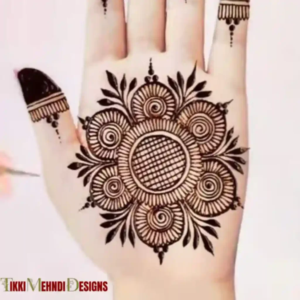 TIkki mehndi design