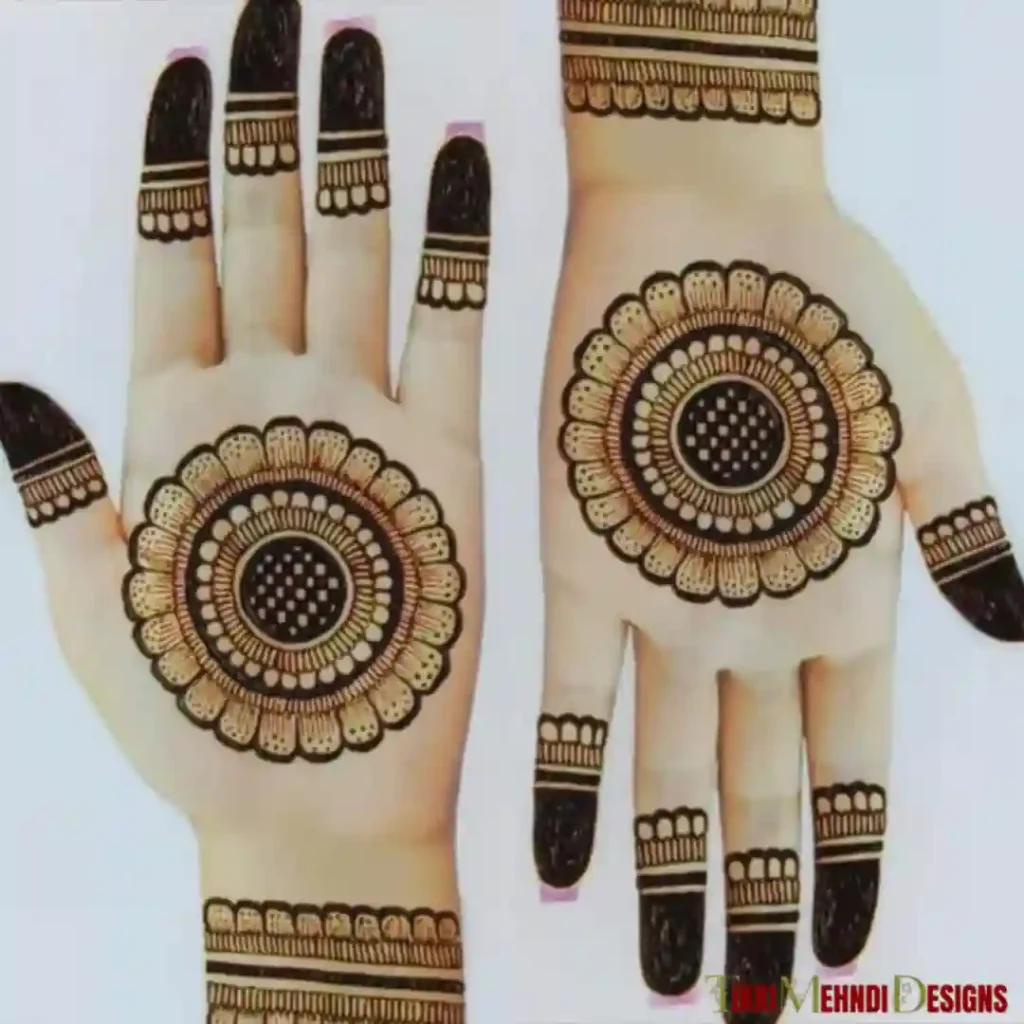 TIkki mehndi design