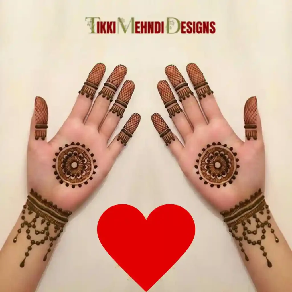 TIkki mehndi design