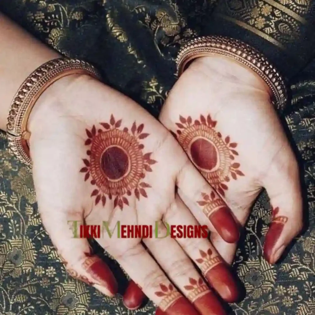 TIkki mehndi design