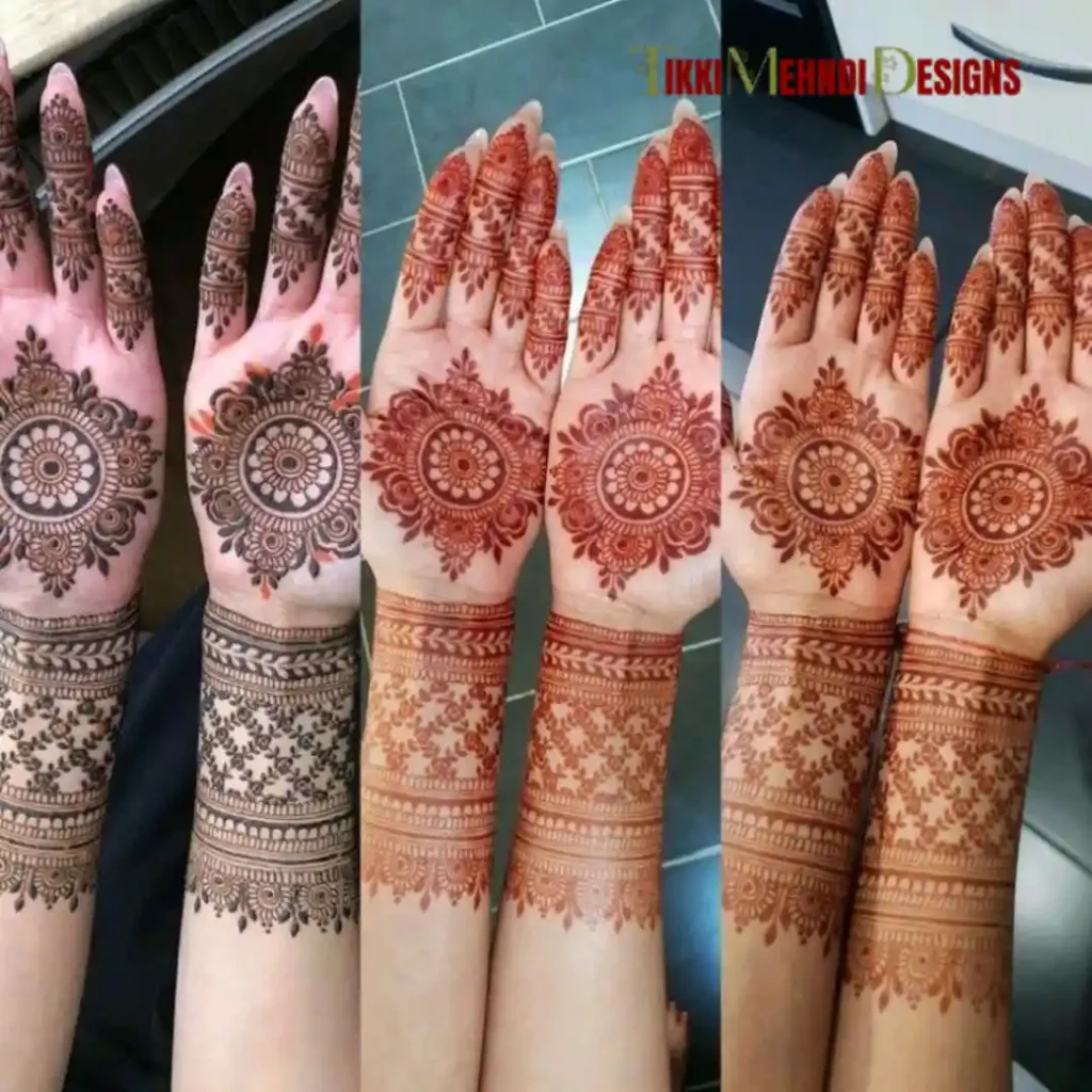 TIkki mehndi design