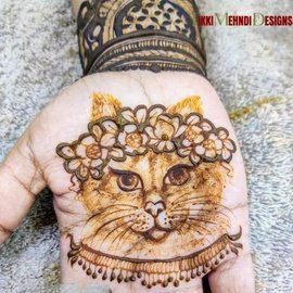 baby tikki mehndi design