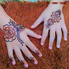 cute mehndi design for kids