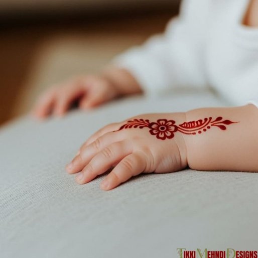 cute mehndi design for kids