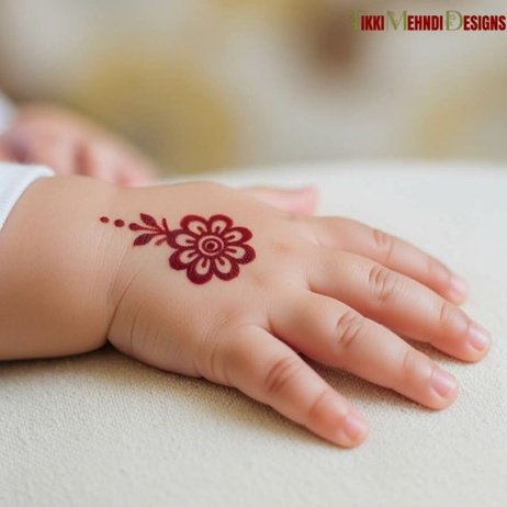 cute mehndi design for kids