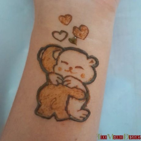 cute mehndi design for kids