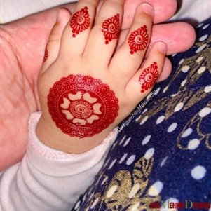 cute mehndi design for kids