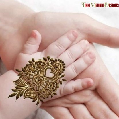 cute mehndi design for kids
