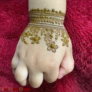 cute mehndi design for kids