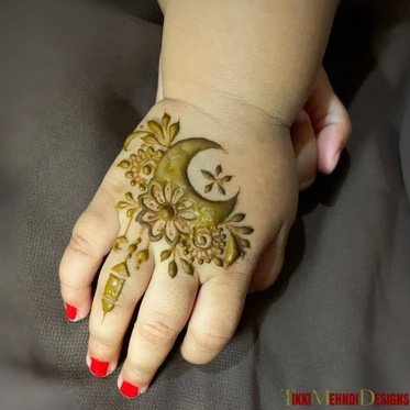 cute mehndi design for kids