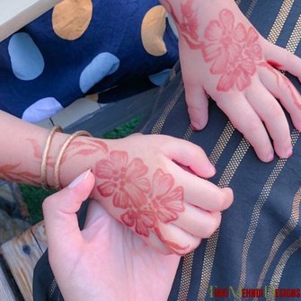 cute mehndi design for kids
