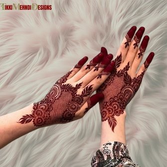 rabeeca khan mehndi design