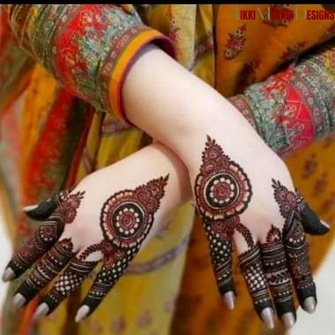 rabeeca khan mehndi design