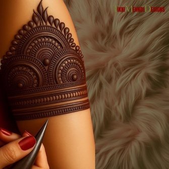 rabeeca khan mehndi design