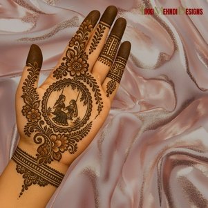 rabeeca khan mehndi design