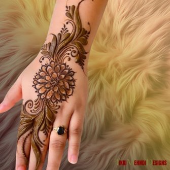 rabeeca khan mehndi design