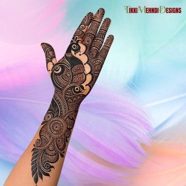 rabeeca khan mehndi design