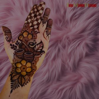 rabeeca khan mehndi design