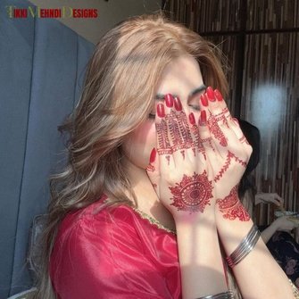 rabeeca khan mehndi design