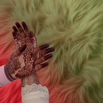 rabeeca khan mehndi design