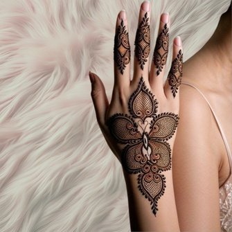 rabeeca khan mehndi design